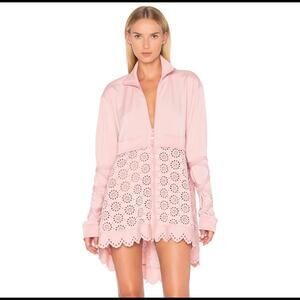 PUMA X FENTY BY RIHANNA Eyelet Jacket in Bridal Rose Size 0